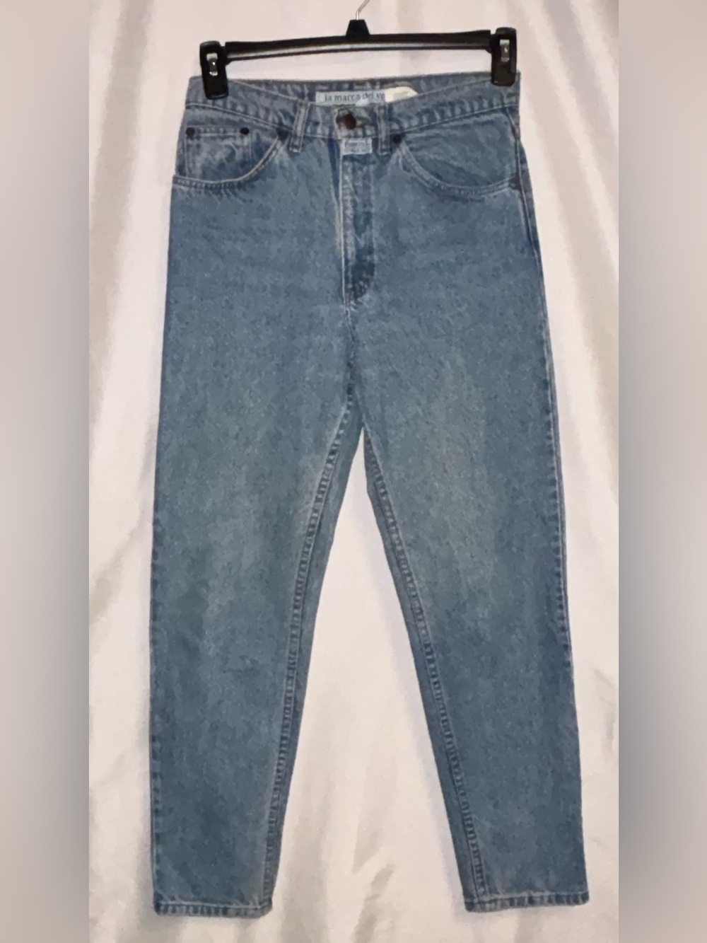 Vintage Forrestel High Rise Tapered Mom Jeans Size 29S 100% Cotton Made In USA